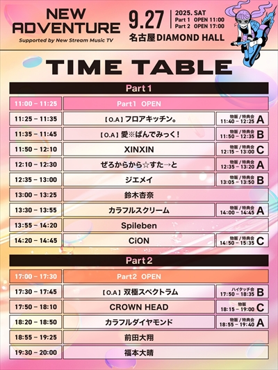 NEW ADVENTURE Supported by New Stream Music TV 2部 ニコ生独占生