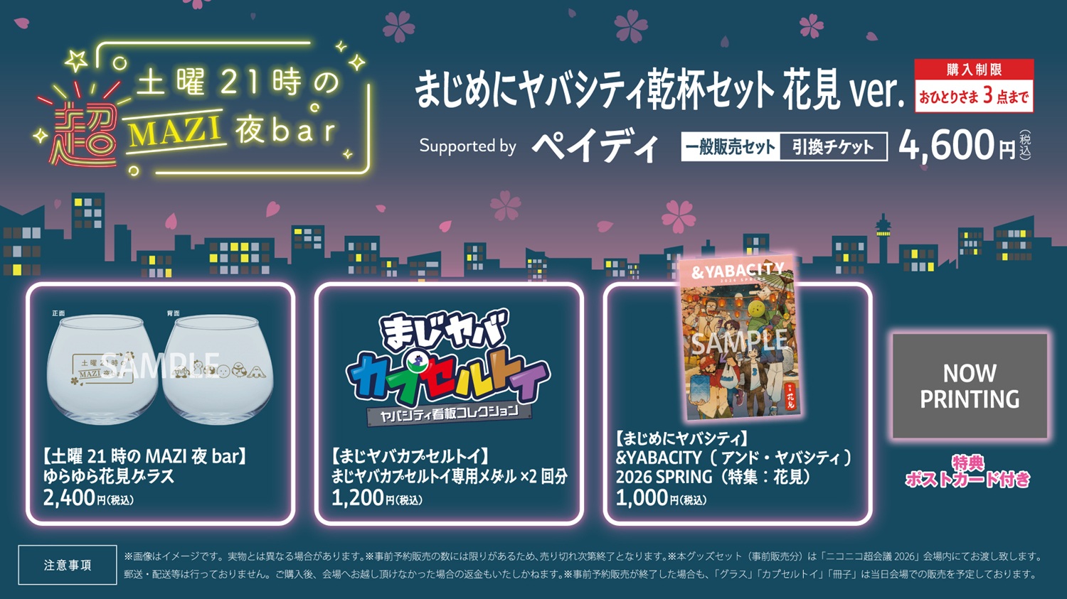 bakusotakesi様　再度購入用　こちらから購入おねがい申し上げます。 超ヤバシティ2026 Supported by ペイディ - ドワンゴチケット