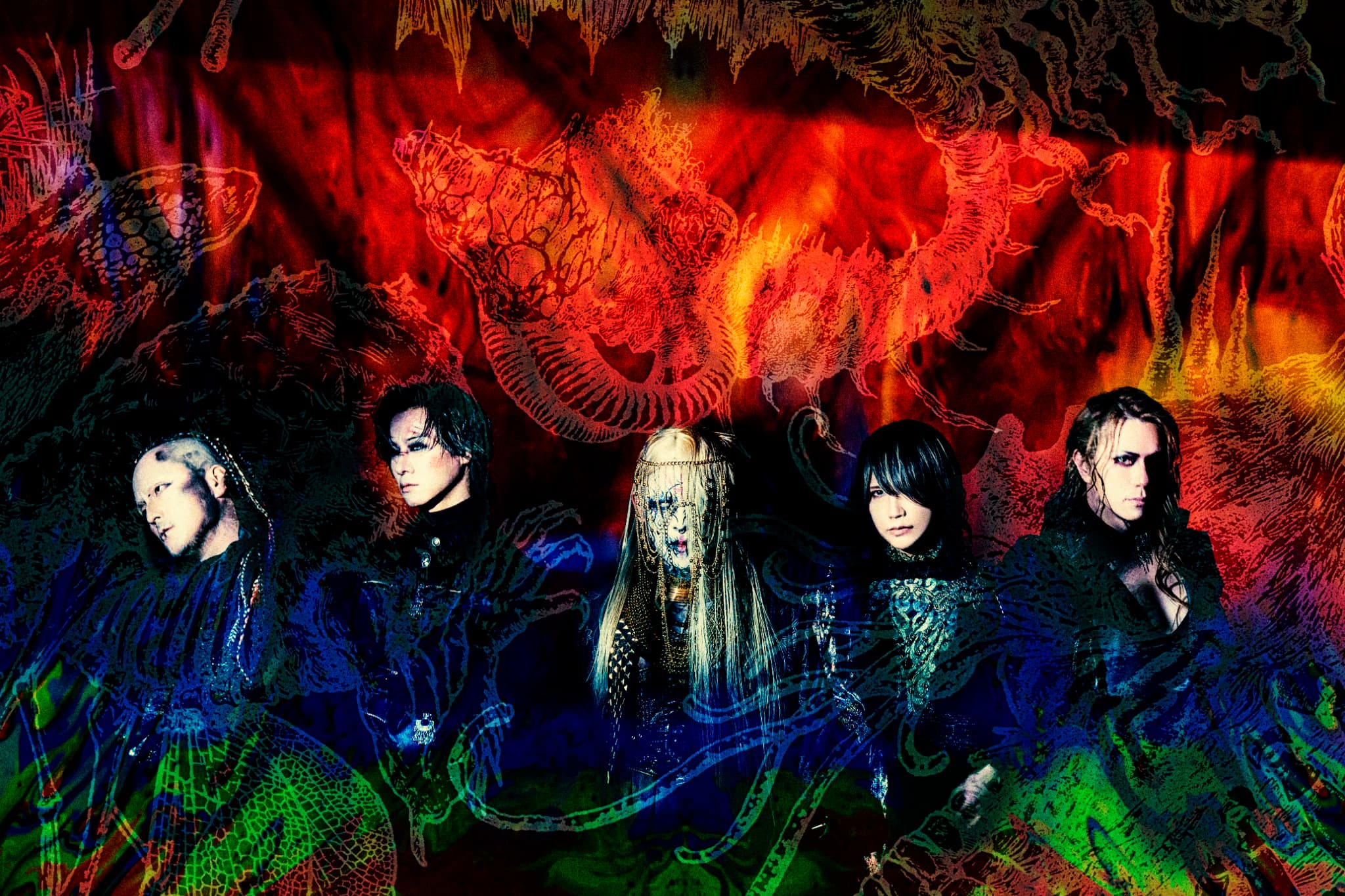 初回限定盤 DIR EN GREY ドキュメンタリー映像集 【 3枚組 】 DIR EN GREY、ライヴ＆ドキュメンタリー作品『TOUR13 GHOUL』のアート