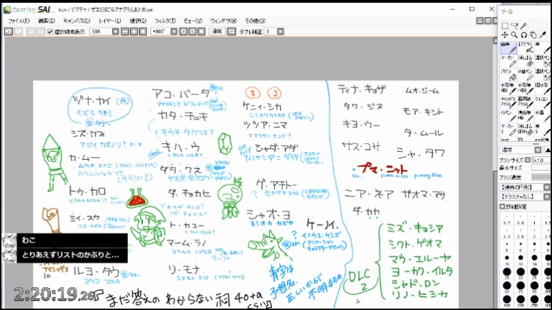 祠の名前アナグラム解析 ゼルダの伝説ブレスオブザワイルド 18 1 12 金 04開始 ニコニコ生放送
