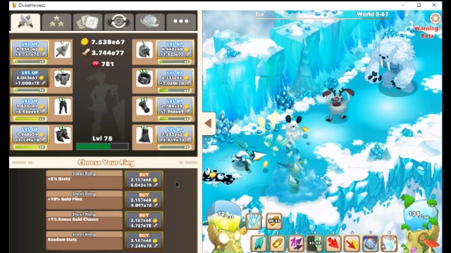 Clicker Heroes 2 Beta クリッカーヒーローズ２ 6日目 18 07 21 土 19 46開始 ニコニコ生放送