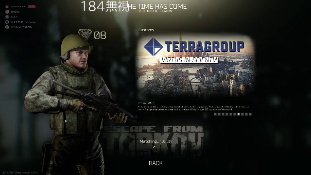 初心者のだっこにおんぶなタルコフ Escape From Tarkov 02 26 水 19 59開始 ニコニコ生放送