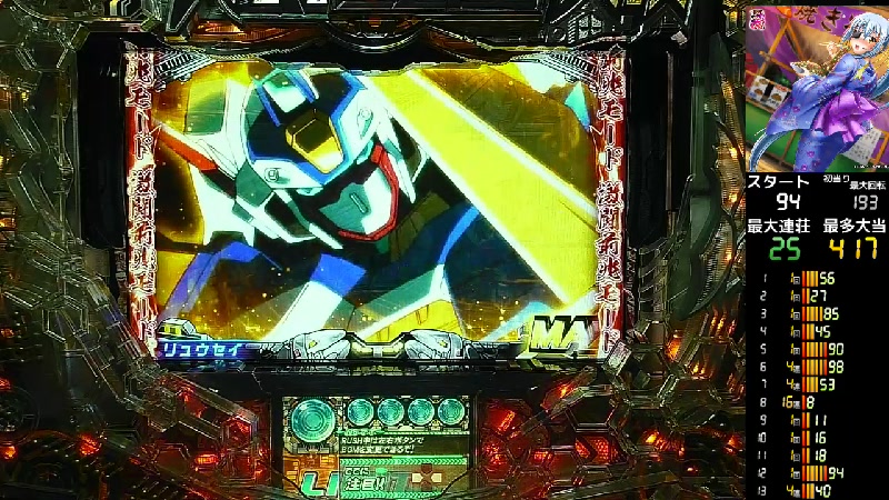 パチンコ実機 スーパーロボット大戦 40