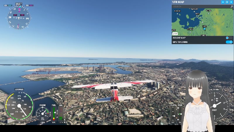 Flight Simulator 2020 福岡空港 周辺 遊覧飛行 - 2024/4/27(土) 22:39開始 - ニコニコ生放送